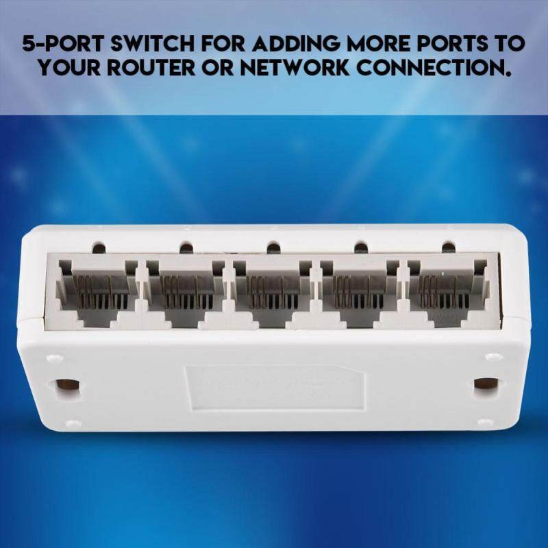 Bảng giá Justgogo 5-Port Fast Ethernet RJ45 10/100Mbps Unmanaged Switch Descktop Network Switcher Splitter Hub US Phong Vũ