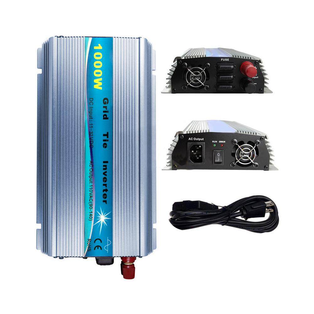 ZLOYI Grid Tie Inverter 1000W Stackable DC11-32V Input AC230V MPPT Sine Wave Micro Inverter fit for 50-320V Solar Panel Batte