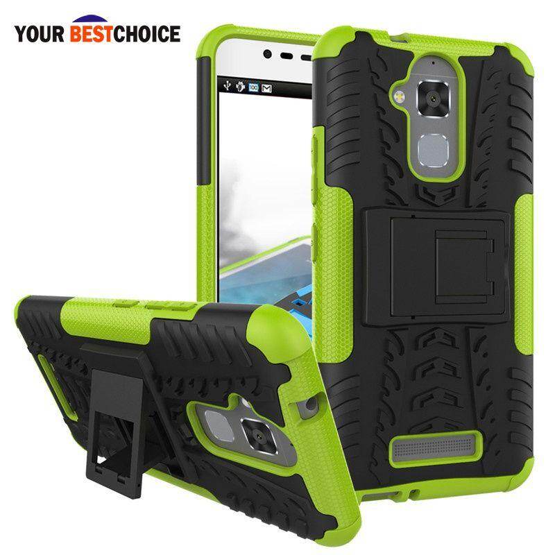 YBC Silicone For Asus Zenfone 3 Max ZC520TL TPU & PC Dual Armor Capa with Stand Hard Silicone Cover For Zenfone 3 Max ZC520TL Case 5.2