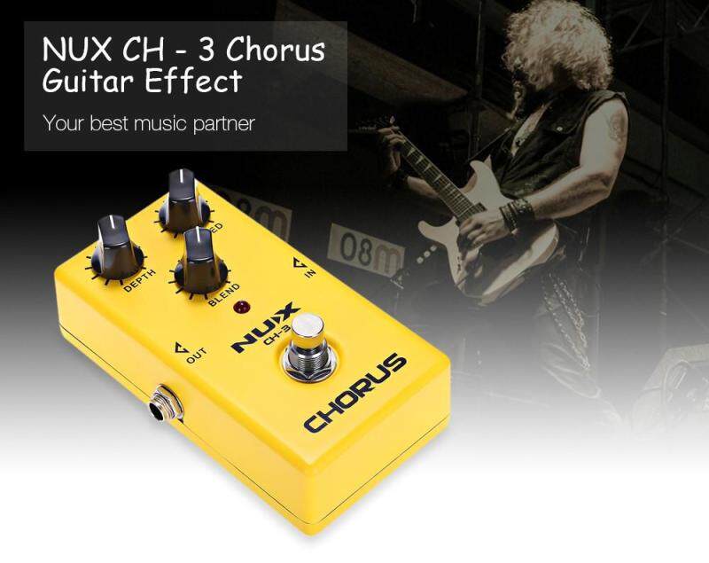 Comfkey NUX CH-3 Chorus Electric Guitar Effect Pedal Low Noise True Bypass Built-in Operation Amplifier Musical Instrument Parts For Electronic Guitar And Bass Malaysia