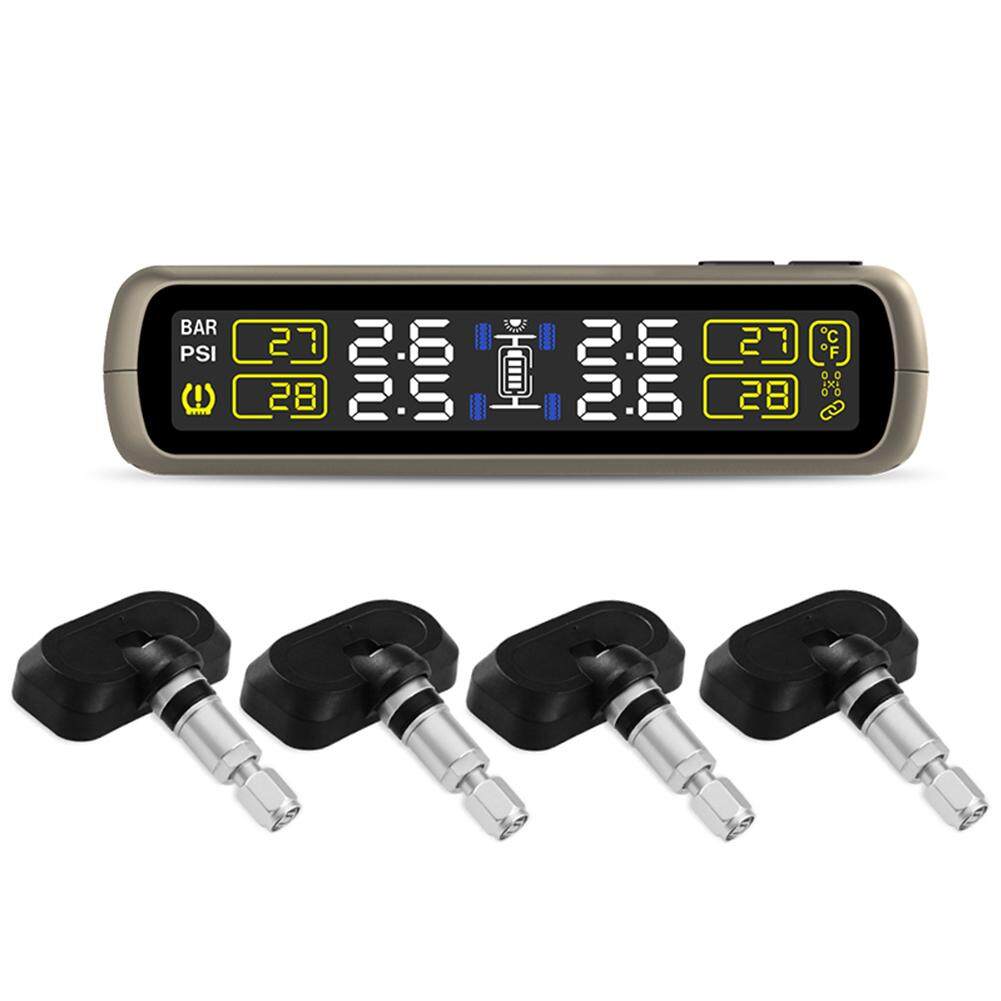 Outops T881 เซ็นเซอร์ TMPS การตรวจสอบแรงดันยางรถยนต์ Universal Wireless Real - time แสดง 4 ความดันยาง TPMS (ในตัว) Outops T881 เซ็นเซอร์ TMPS การตรวจสอบแรงดันยางรถยนต์ Universal Wireless Real - time แสดง 4 ความดันยาง TPMS (ในตัว)