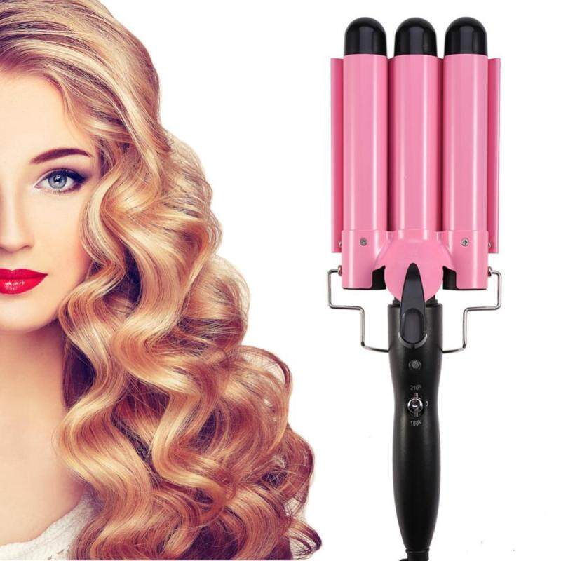 Fashionable Triple Pipe Hair Curler Egg Roll Head Hair Styling Tools Curling Iron (28mm) cao cấp