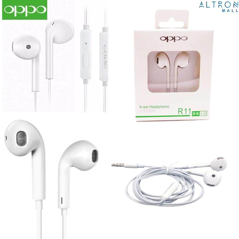 OPPO R11 3.5mm Jack Headphone Inear Stereo Sound Earphone New PGMall