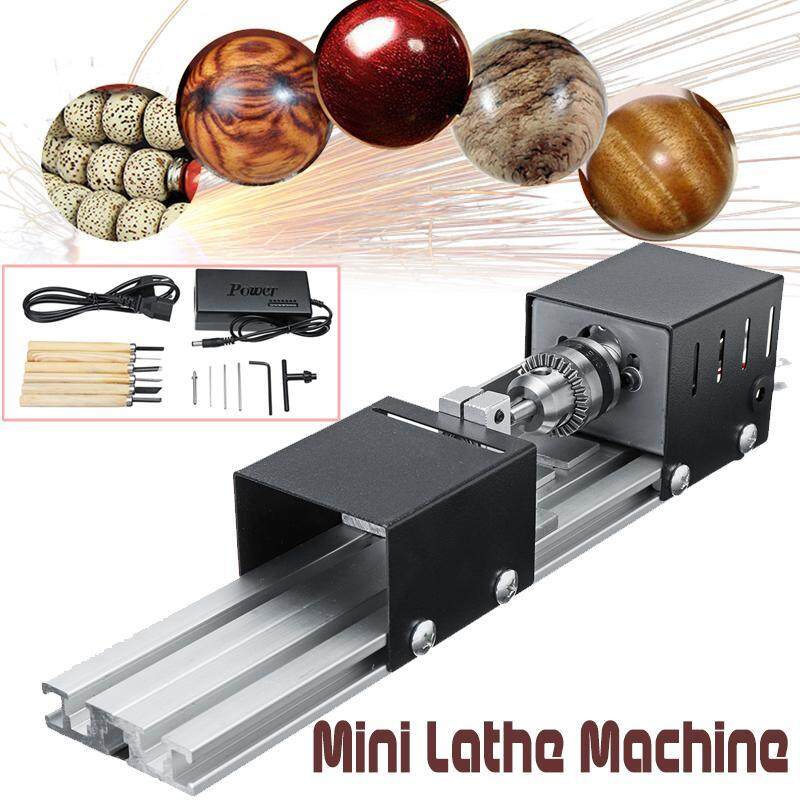 100W Mini Lathe Beads Machine Polisher Table Saw Multi Functional DIY Wood Lathe