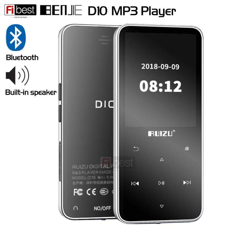 Original RUIZU D10 Bluetooth MP3 Player Lossless HiFi MP4 MP3 Music Player Portable Audio 8GB With Speaker FM Radio E-book Clock