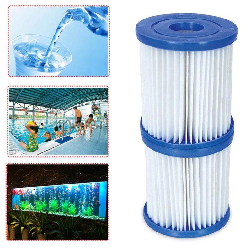 ABH 2Pcs 10inch Filter Cartridges Accessories Parts for 300/330 gal/hr Pool Filter Pumps