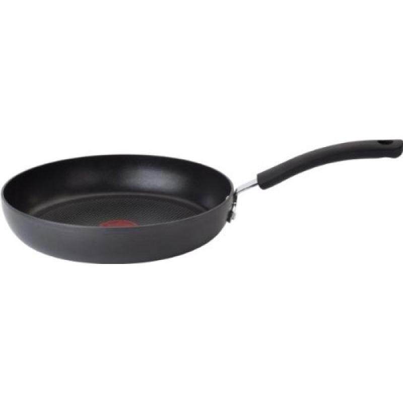 T-fal E76505 Ultimate Hard Anodized Scratch Resistant Titanium Nonstick Thermo-Spot Heat Indicator Anti-Warp Base Dishwasher Safe Oven Safe PFOA Free Saute / Fry Pan Cookware, 10-Inch, Gray Singapore