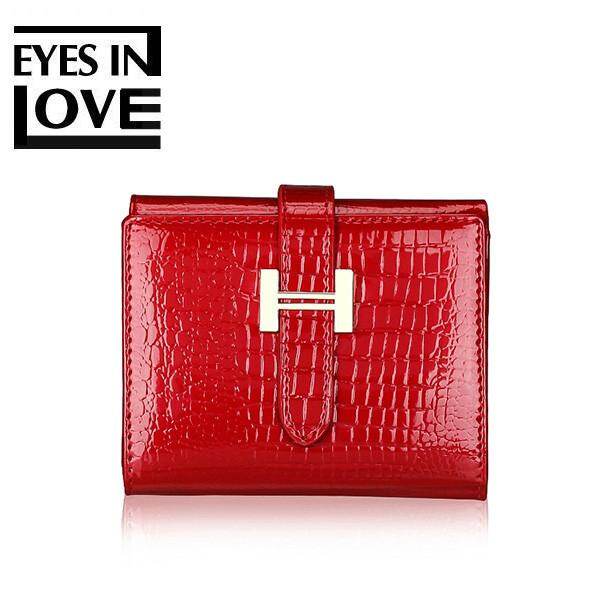 Dompet Modis Bertali Kait Wanita Dompet Kulit Asli Mini Koin Purser untuk Wanita