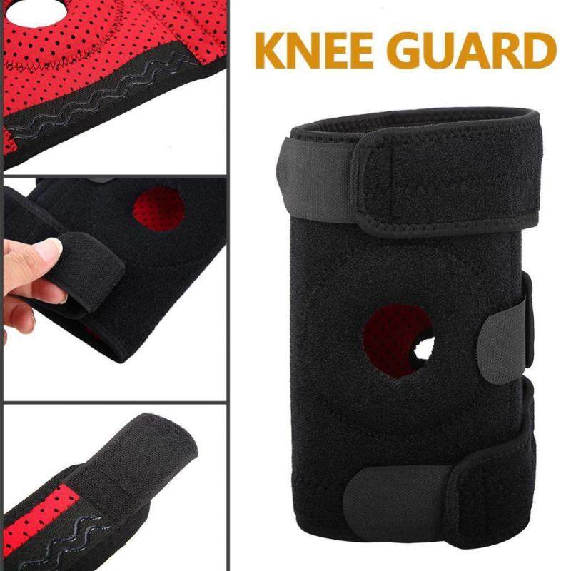 Clearance Sale Justgogo Adult Knee Guards Protectors Adjustable Strap Protective Gear Football Basketball
