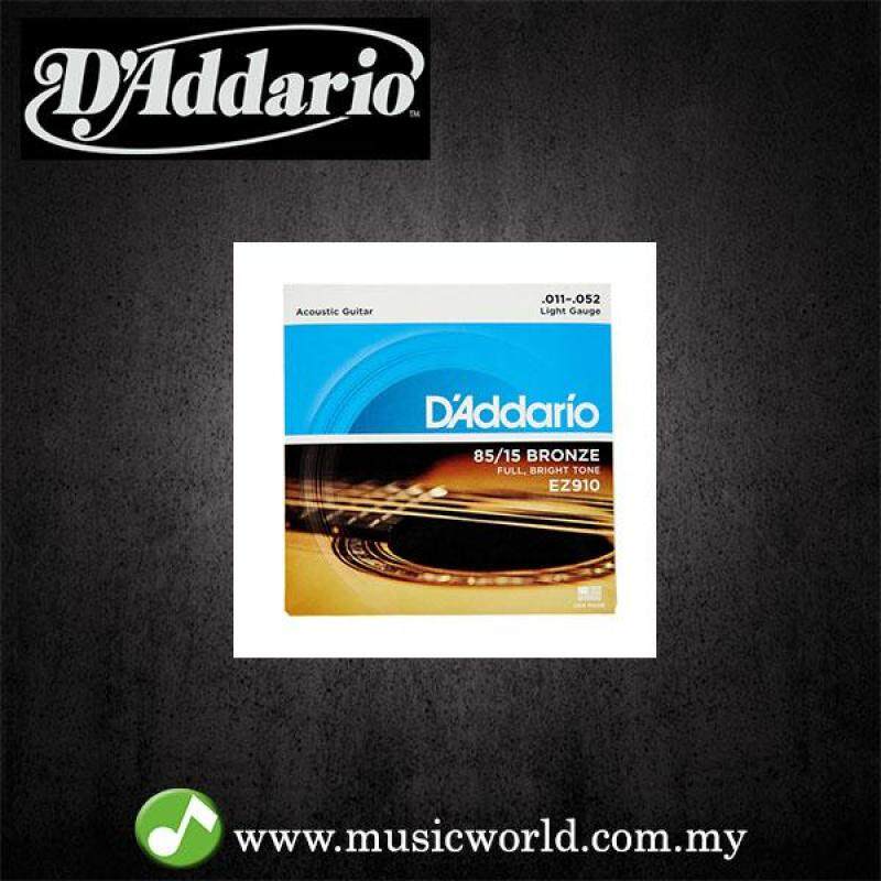 Daddario EZ910 DADDARIO ACOUSTIC GUITAR STRINGS D ADDARIO Malaysia