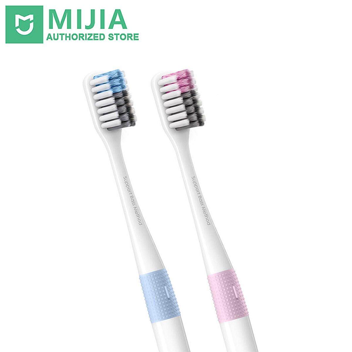 แปรงสีฟันไฟฟ้า ช่วยดูแลสุขภาพช่องปาก เลย Xiaomi Doctor B Upgrade Version Portable Premium Bass Method Sandwish bedded Teeth Brush Toothbrush 2 pieces
