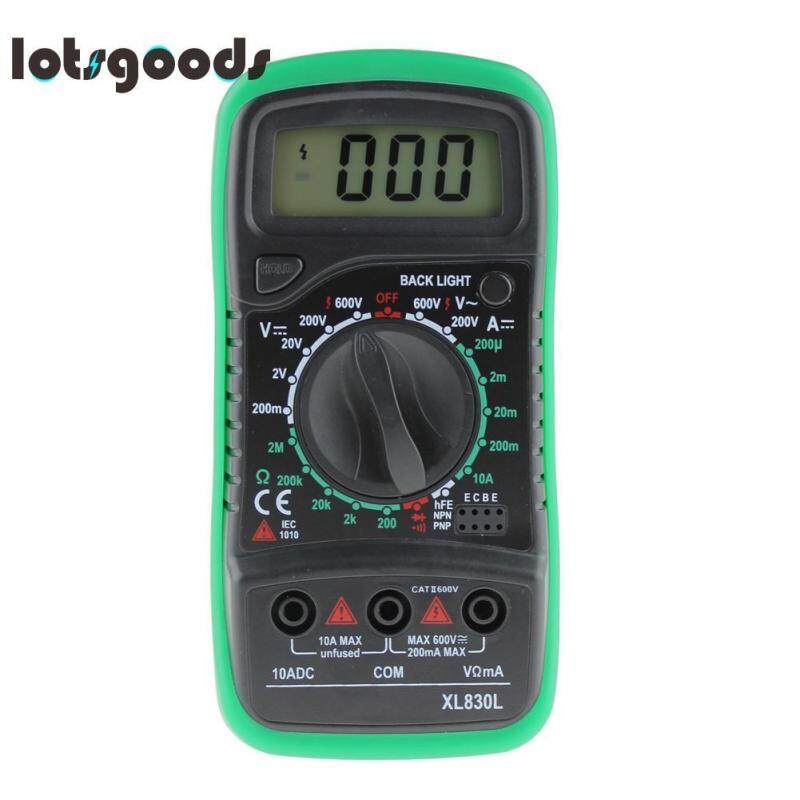 Digital LCD Multimeter Voltmeter Ammeter AC/DC/OHM Volt Tester Test Current