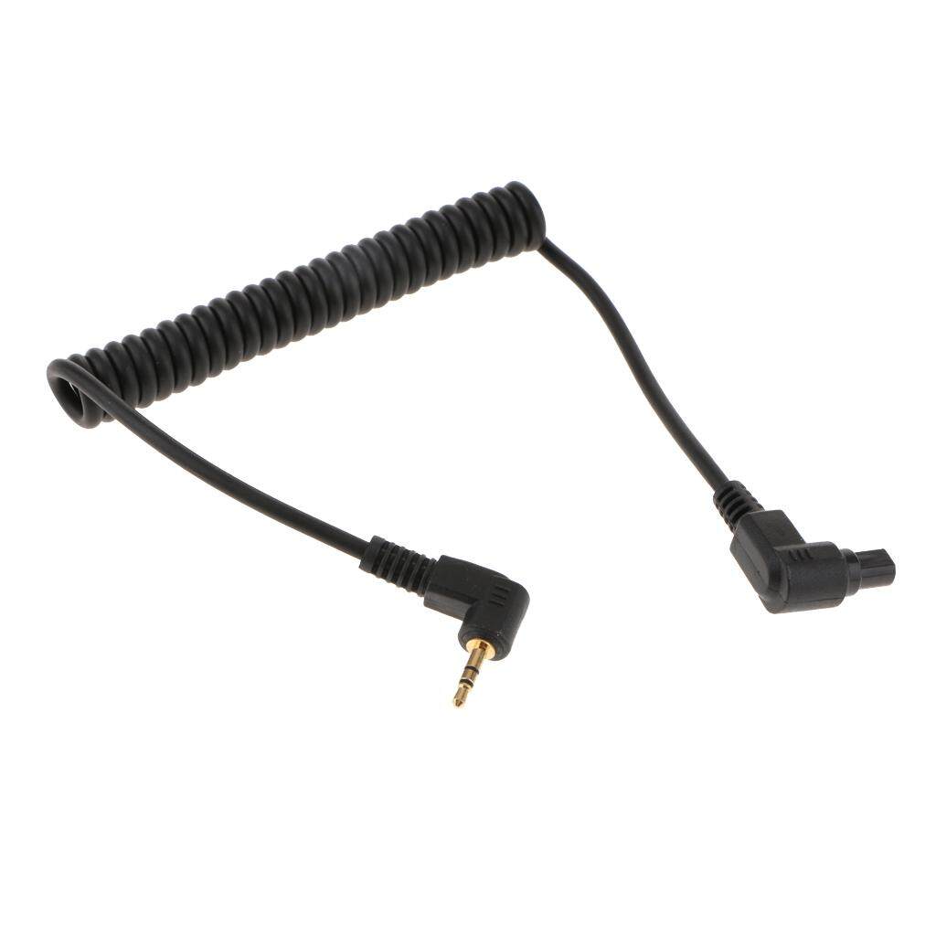 Miracle Shining 2.5mm to RS-80N3 C3 Shutter Release Cable for Canon EOS 7D 5D Mark II 50D