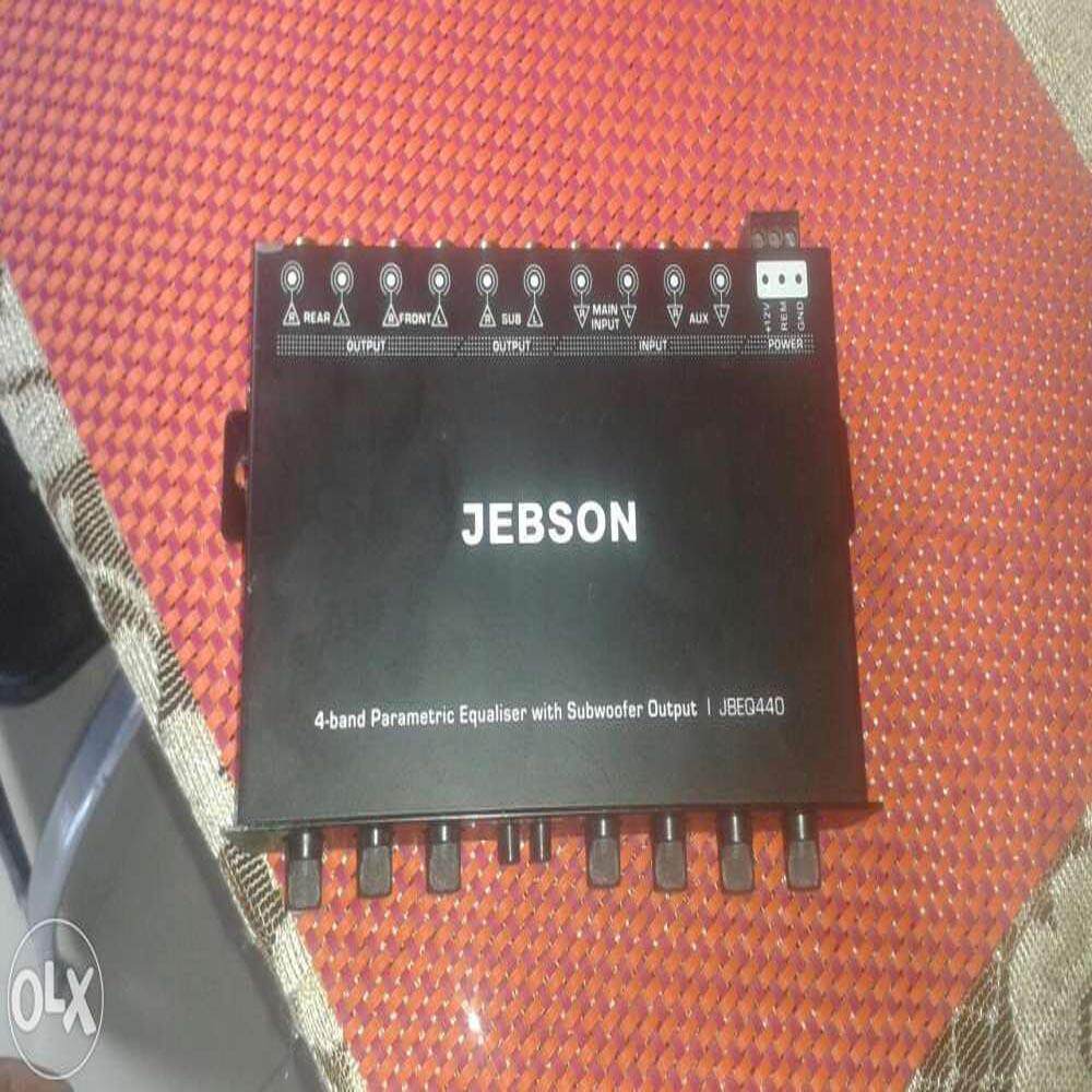Jebson 4 Band Parametric Equalizer With car Subwoofer Output JBEQ440