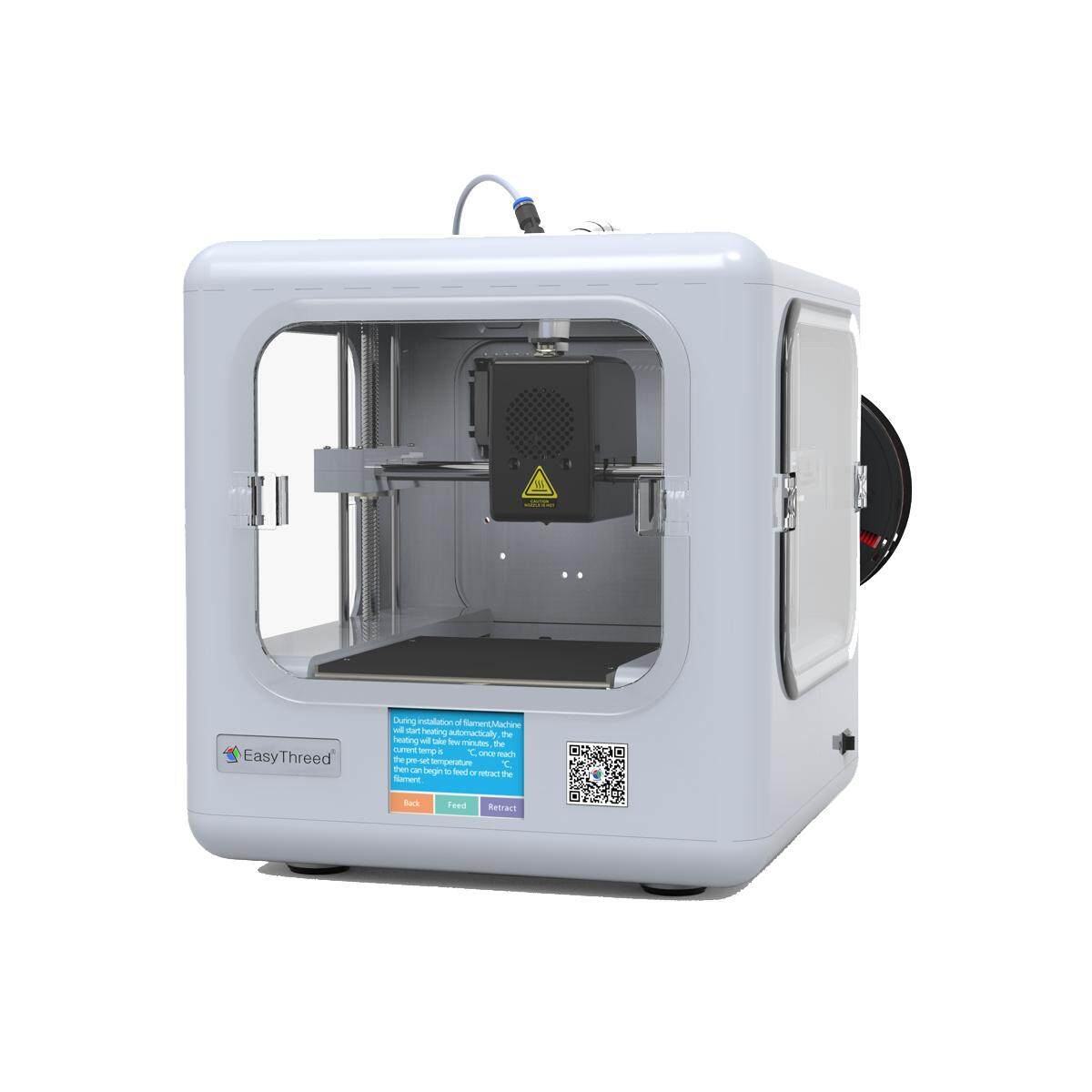 Easythreed Nano Mini Stik USB Lucu 3D Printer untuk Rumah Tangga Pendidikan & Siswa 90X110X110 Mm Ukuran Cetak Dukungan salah Satu Kunci Printing dengan 1.75 Mm 0.4 Mm Nozzle/Sertifikat CE