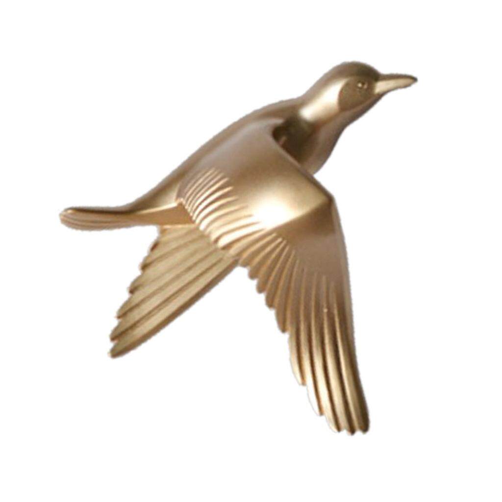 BolehDeals Creative 3D Resin Seagull Shaped Bedroom TV Background Wall Decorations