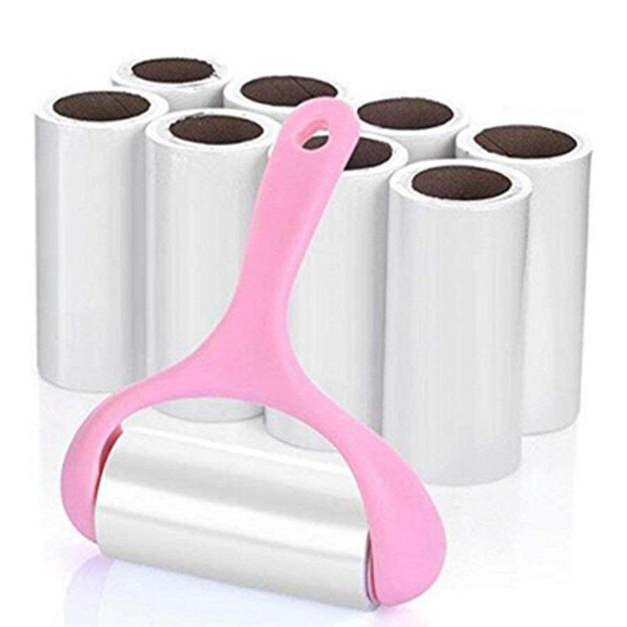 Máy cắt xơ vải con lăn và 4pk con lăn xơ vải nạp lại bởi ikea, lint lông thú cưng con lăn loại bỏ 60 tờ + 4 cuộn thay thế