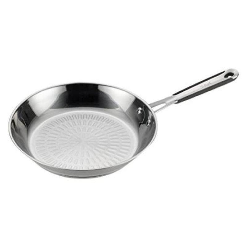 T-fal E75907 Performa Pro Stainless Steel Dishwasher Safe Oven Safe Fry Pan Saute Pan Cookware, 12-Inch, Silver Singapore