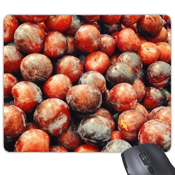 Segar Beriklim Sedang Buah Plum Gambar Non-Slip Mousepad Karet Permainan Bantalan Mouse Kantor Hadiah-Intl