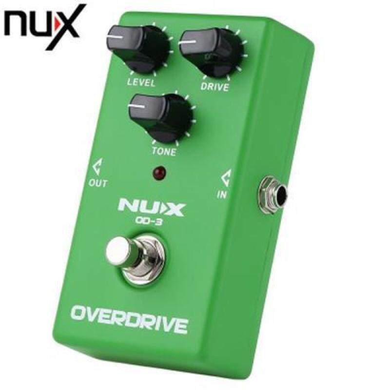 NUX OD - 3 VINTAGE OVERDRIVE BOOSTER GUITAR EFFECT PEDAL TRUE BYPASS DESIGN WITH ALUMINUM ALLOY (GREEN) Malaysia