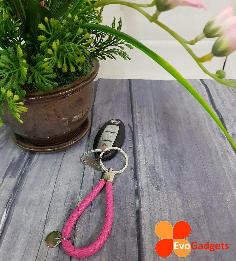 Creative Woven Rope Keychain - Simple and Stylish (Pink) Pink | PGMall