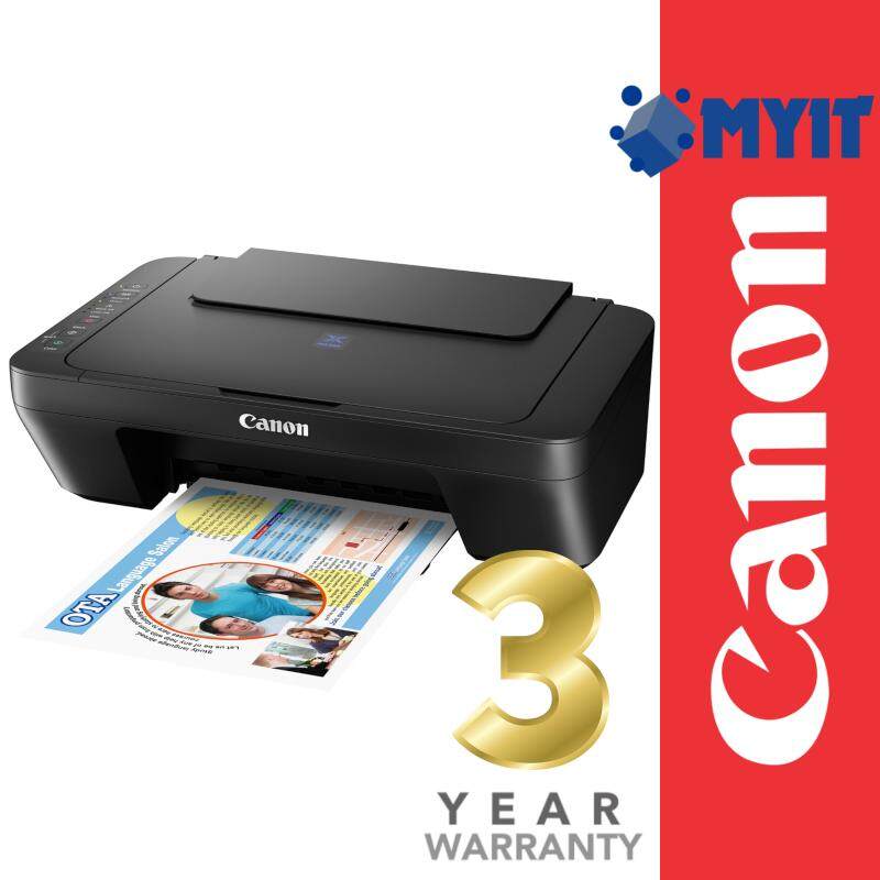 Canon Pixma E470 A4 Photo Printing Wireless Wifi Inkjet Printer AIO 3