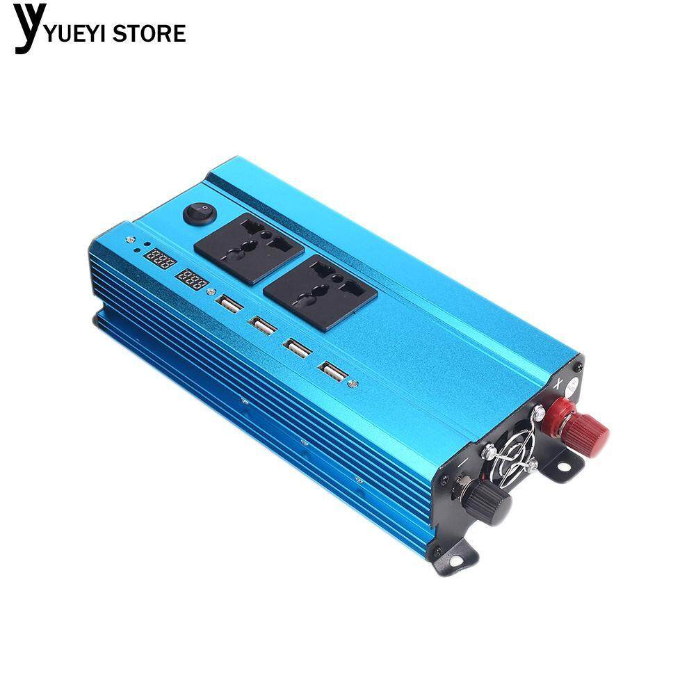 YYSL Car Inverter Solar Power Inverter 4000W Peak Aluminium Alloy Vehicle