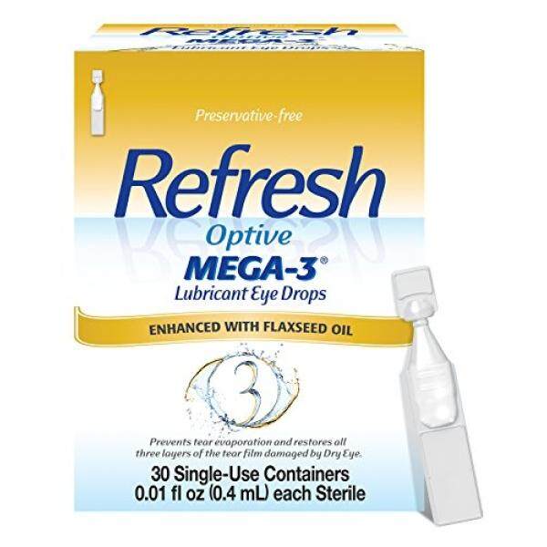 refresh optive mega-3 lubricant eye drops, 30 single-use