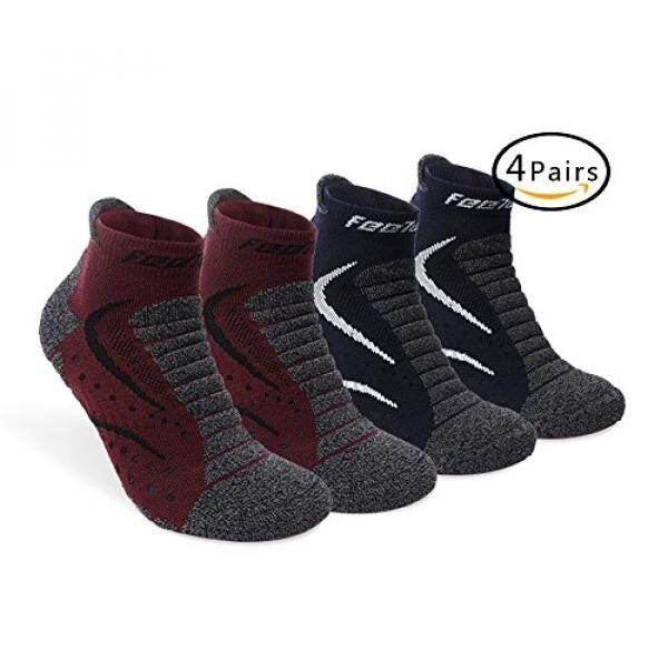 Image result for FEELWE Moisture Wicking Ankle Socks, Athletic Hiking Running Socks for Women and Man