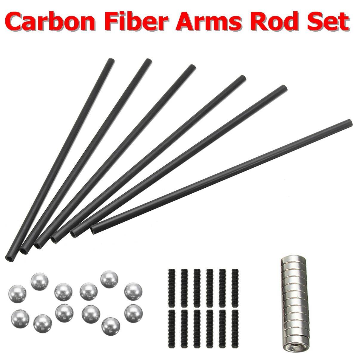 BIQU Delta Kossel K800 200mm 4x6MM Dedicated Carbon Fiber Arms Rod Set Magnetic