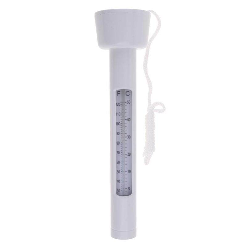 MagiDeal Pool&Spas Thermometer Floating Swimming Water Temperature with Rope White - intl