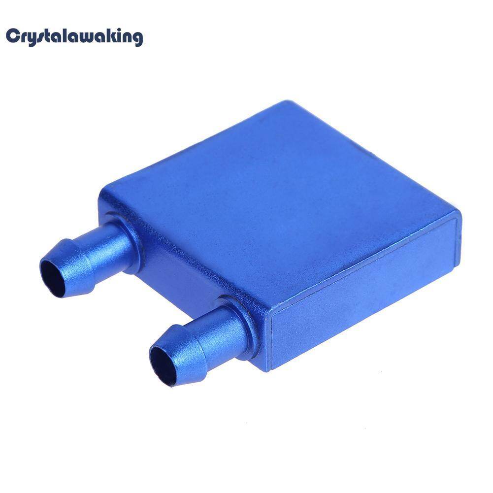 Aluminium CPU Grafis Kartu Keras Disk Air Pendinginan Waterblock Sisi Block (Biru)-Internasional