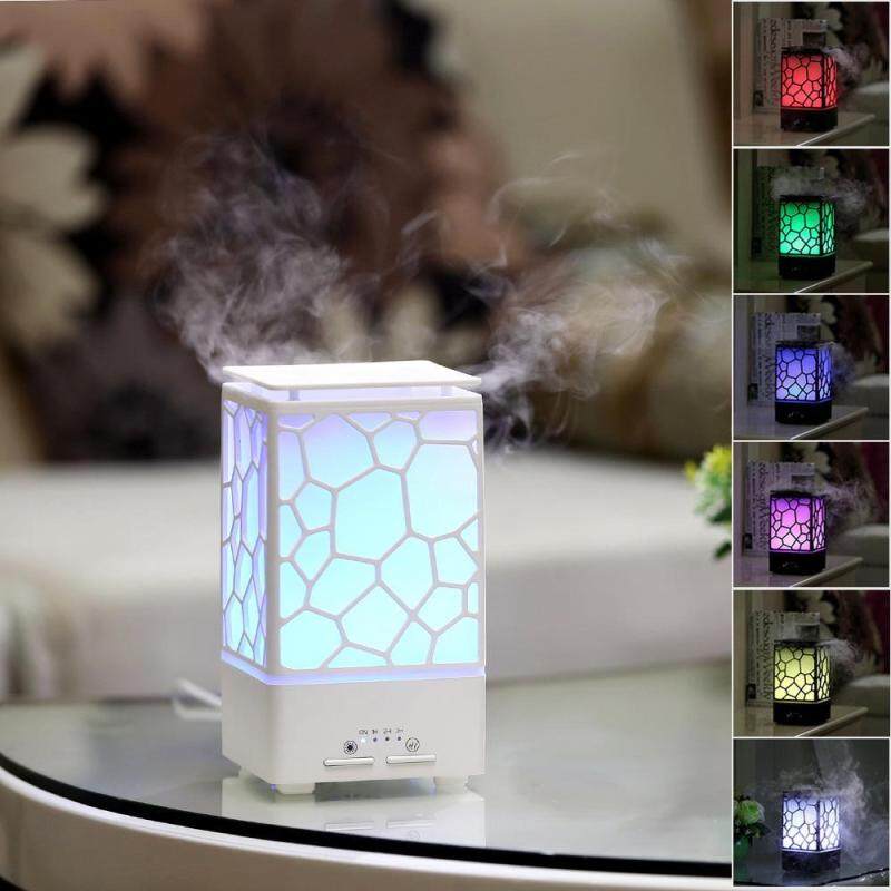 YUESHUNBUHA Aroma Diffuser Humidifier, Chinese Water Cube 200ml Aromatherapy Aroma Diffuser, Cool Mist Humidifiers With Auto-Shut-Off 7 Color LED Light For Home, Yoga, Office, Spa, Bedroom, Baby Room - intl Singapore
