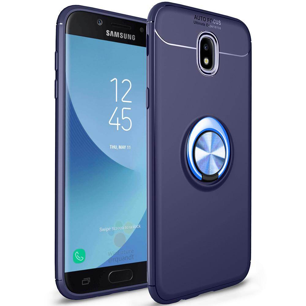 Dành Cho Samsung Galaxy J3 Pro 2017 Ốp Điện Thoại Nhẫn Từ Tính Kim Loại Nhiều Màu Sang Trọng Vỏ Bọc Silicon Mềm