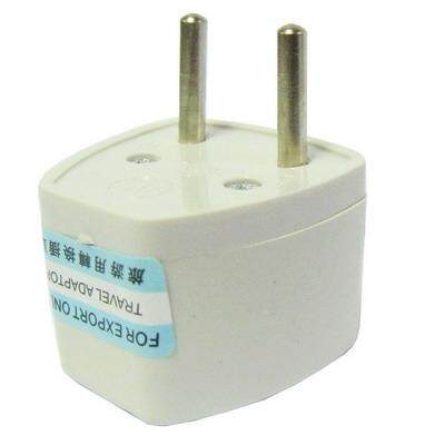 Plug Adapter Travel Power Adaptor with Europe Socket Plug(White)