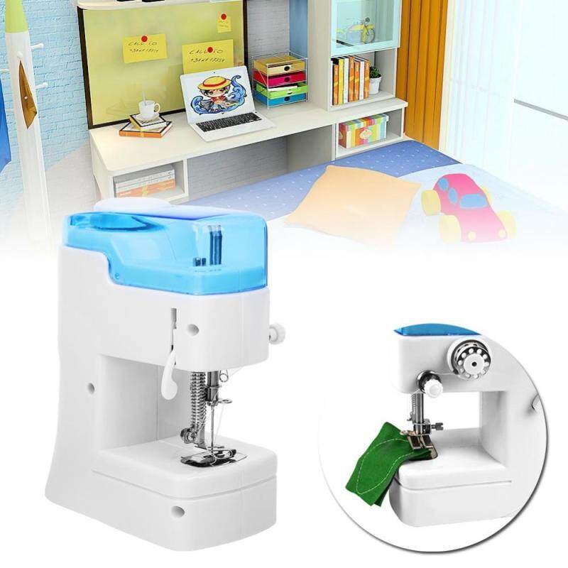 Portable Hand Held Mini Electric Sewing Machine for DIY Home Household Sewing Tailor - intl