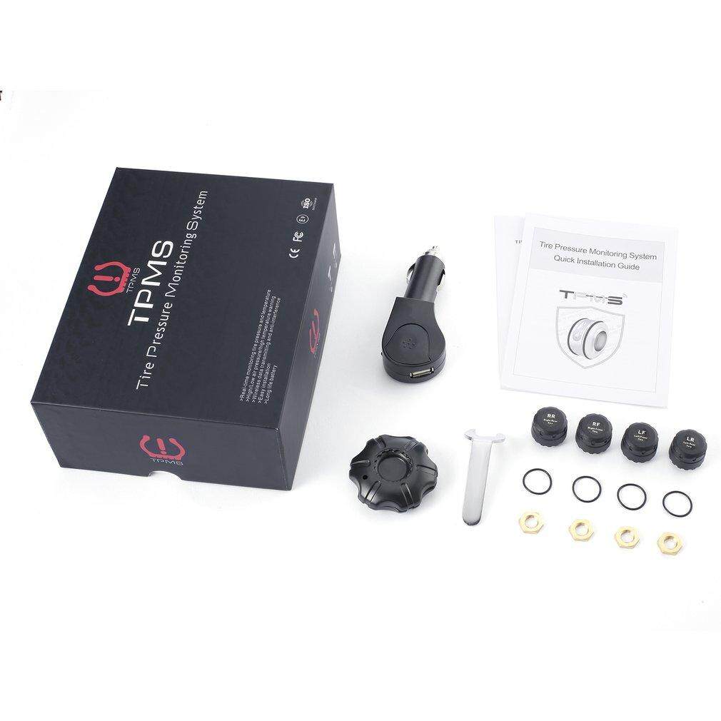 ผู้ขายร้อนการตรวจสอบแรงดันยางรถยนต์ระบบ Plug - in ที่ชาร์จแบตในรถเซนเซอร์ภายนอกไม่มีหน้าจอ