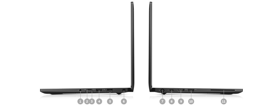Dell Latitude 7280 Business Class Notebook (i3-7100U 2.40Ghz,256GB