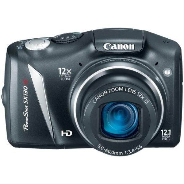 Canon PowerShot SX130IS 12.1 Kamera Digital MP dengan 12x Sudut Lebar Gambar Optik Stabil Zoom dengan 3.0 Inci LCD (Old model)