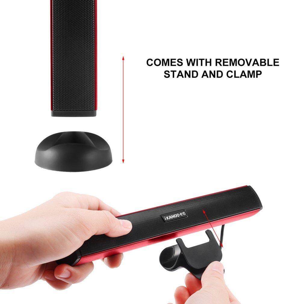 Elec IKANOO N12 USB Portabel Laptop Pengeras Suara Stereo Portabel Audio Soundbar Mini Speaker Laptop USB untuk PC Komputer Laptop-Intl Elec IKANOO N12 USB Portabel Laptop Pengeras Suara Stereo Portabel Audio Soundbar Mini Speaker Laptop USB untuk PC Komputer Laptop-Intl