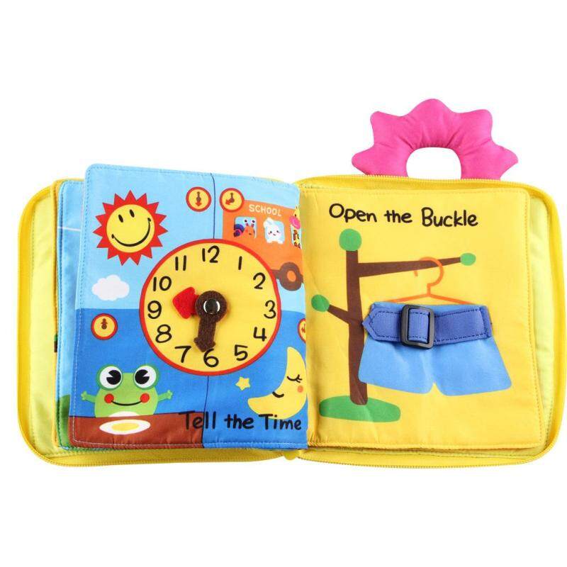 RHS Online Soft Cloth Books Rustle Sound Infant Educational Toy Newborn Crib Bed Baby Toys Malaysia