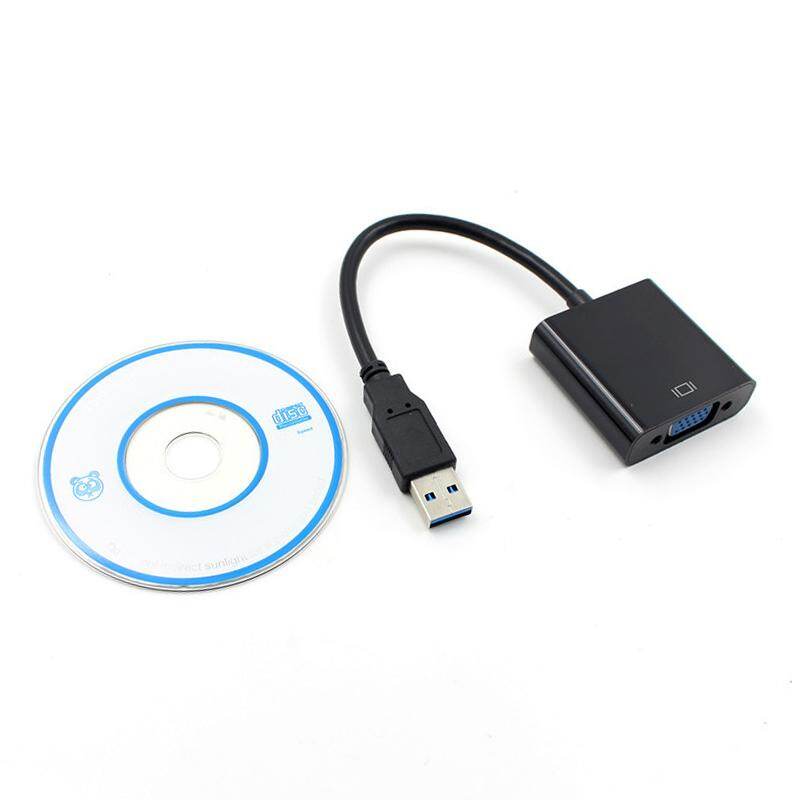YBC USB 3.0 Ke VGA Multi Display Converter Kabel Adaptor Video Eksternal Kartu Grafis