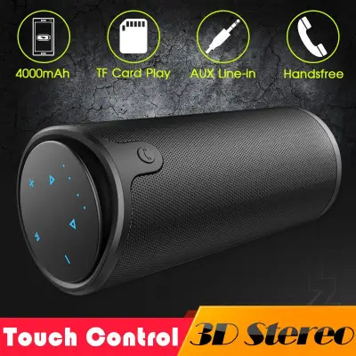 Zealot S8 3D Stereo Portable Bluetooth Speaker Wireless Subwoofer Touch Control TF Card AUX Play With Microphone