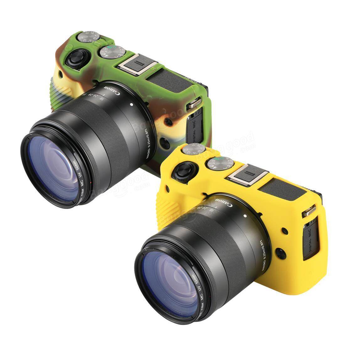 Puluz Pu7111 Soft Silicone Protective Case For Canon Eos M3 Dslr Camera Camouflage Newegg Com