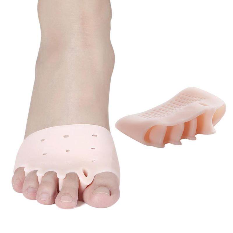 Suke 1Pair x Silicone Gel Toe Protective Caps Blisters Corns Care Gel Seperator Foot Cover nhập khẩu