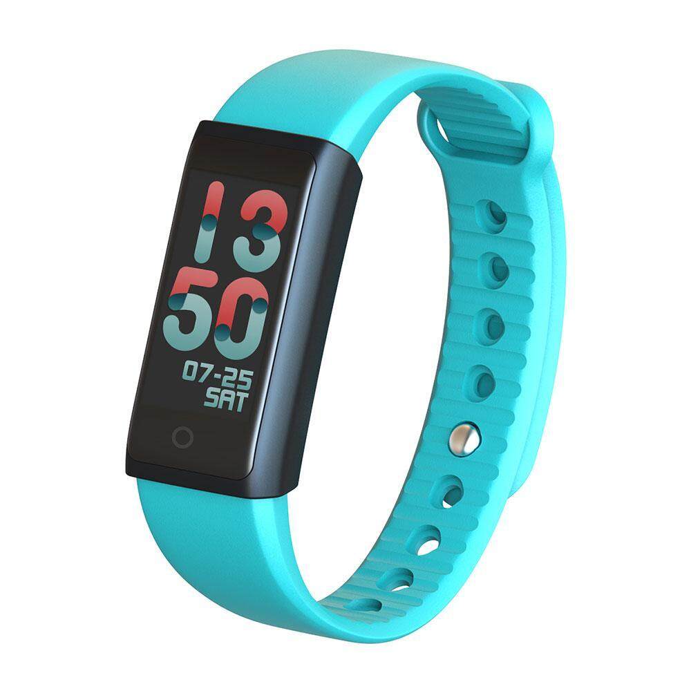 nonof Waterproof Colorful OLED Touch Screen Waistwatch Smart Bluetooth Bracelet for Android IOS Smartphone - intl
