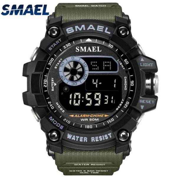 SMAEL Mens Watches Sport Casual LED Digital Watch Top Brand Luxury Waterproof Military Electronic Watch Men Clock
