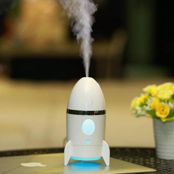 leegoal Rocket Shape Mini Air Humidifier With Color Changing Night Light For Home Office Cars Singapore