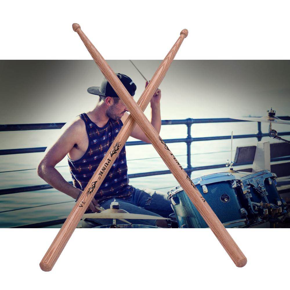 Một cặp dùi trống gỗ 7a gậy trống bộ trống gỗ hickory phụ kiện