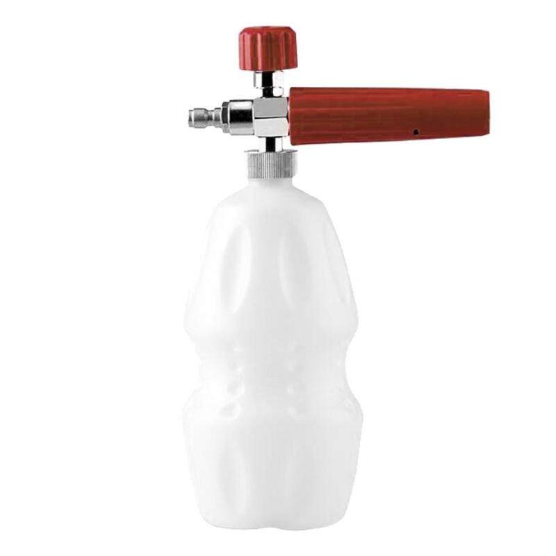 MagiDeal Adjustable High Pressure Snow Foam Washer Jet Lance Bottle Car Wash Red